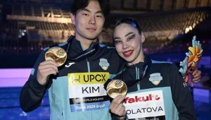 Артистическое плавание: Эдуард Ким и Наргиза Болатова выиграли этап Кубка мира