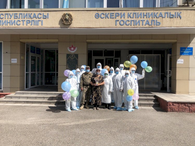 Военный госпиталь в Алматы выписал последнего пациента с коронавирусом