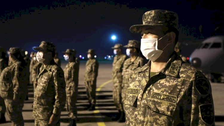 Казахстанские военные медики вернулись из Ливана