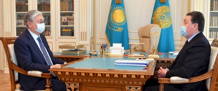Президент Казахстана Касым-Жомарт Токаев принял Премьер-министра Аскара Мамина