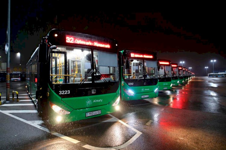 В Алматы изменена схема движения одного из автобусов