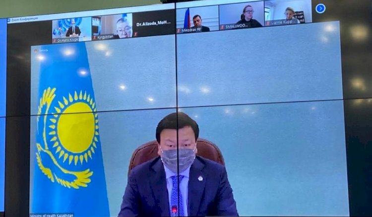 Министры здравоохранения стран Центральной Азии и России обсудили ситуацию с COVID-19