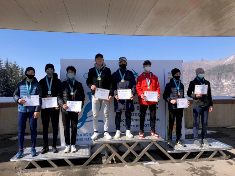 Юниоры из Алматы одержали победу на республиканском чемпионате по конькобежному спорту