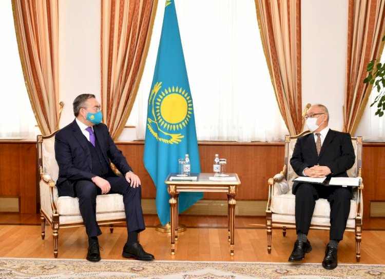 Министр иностранных дел Казахстана принял Посла Японии
