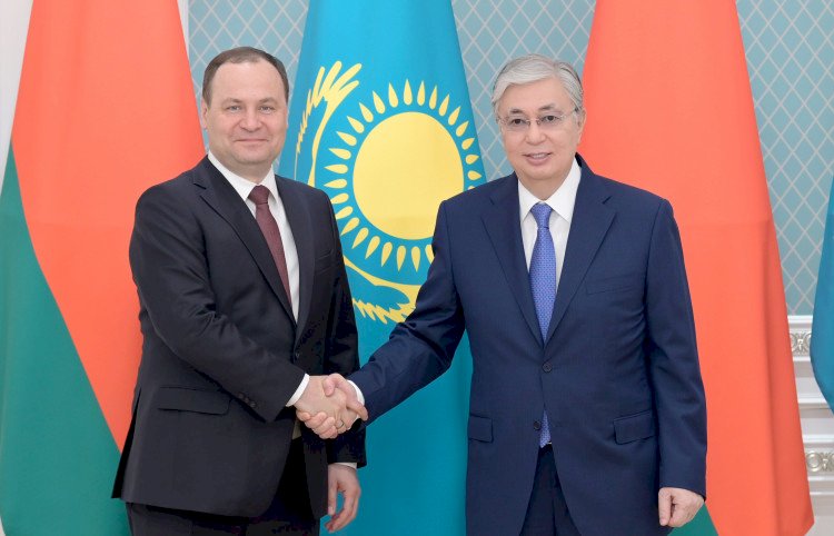 Касым-Жомарт Токаев и Премьер Беларуси обсудили торгово-экономическое сотрудничество