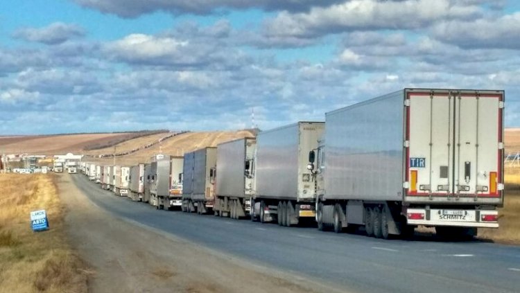 Количество застрявшего на погранпереходах Казахстана транспорта увеличилось