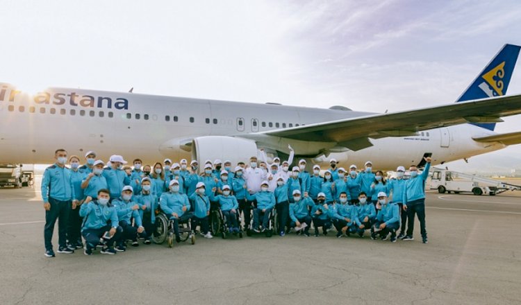 Казахстанские паралимпийцы вылетели в Токио