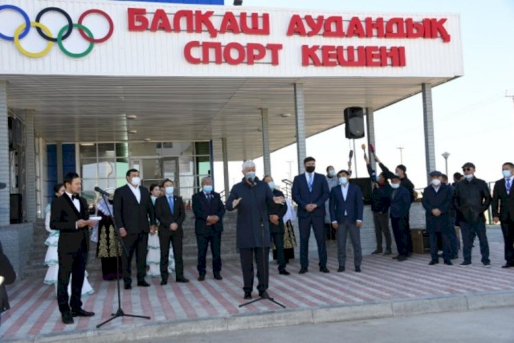 Новый спорткомплекс открылся в Алматинской области