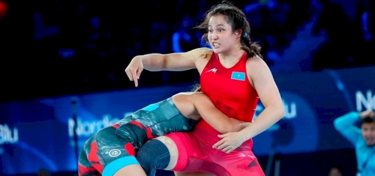 Казахстанка Жамиля Бакбергенова завоевала серебро чемпионата мира по борьбе