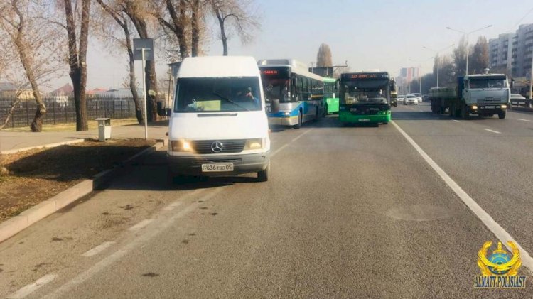 Водителей автобусов, не имеющих соответствующей категории, выявили в Алматы