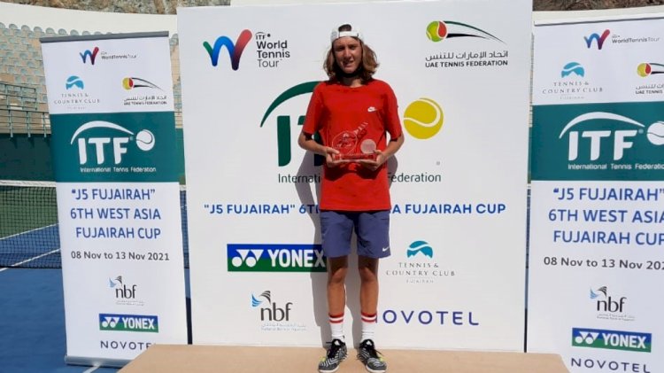 Казахстанский теннисист стал абсолютным чемпионом турнира серии ITF Juniors