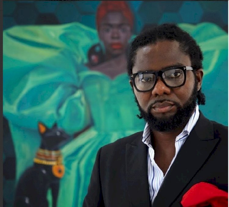 В Алматы прошла выставка известного художника из Нигерии