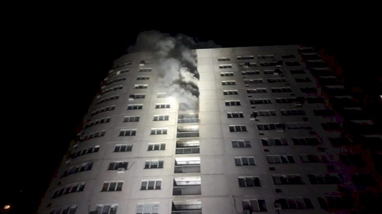 В ДЧС раскрыли подробности ночного пожара в жилом комплексе Алматы