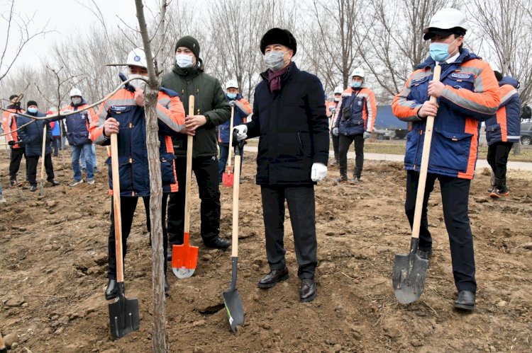 В канун Дня Независимости в Алматы началось строительство нового парка