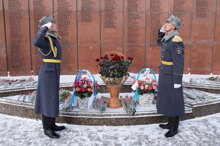 В столице Казахстана почтили память воинов-афганцев