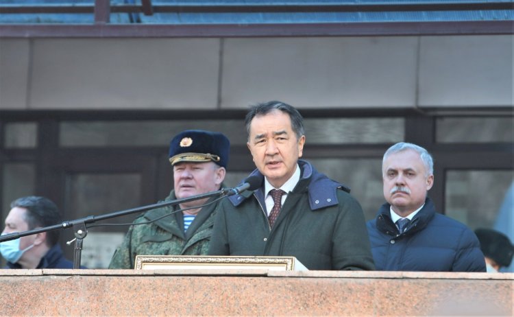 Бакытжан Сагинтаев принял участие в церемонии завершения миссии в Казахстане Коллективных миротворческих сил ОДКБ