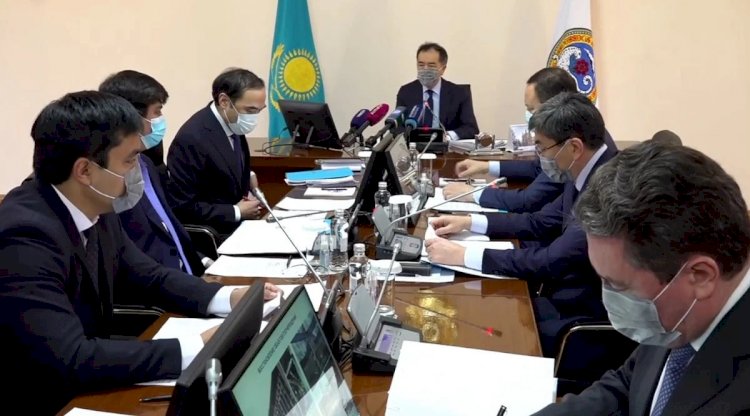 Трансляция аппаратного совещания акимата города Алматы