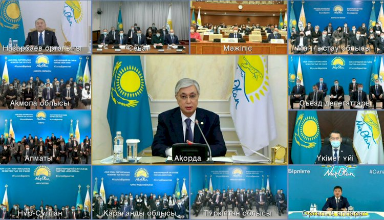 Касым-Жомарт Токаев: За будущее Казахстана, прежде всего, отвечает наша партия