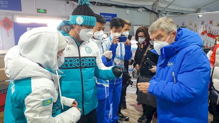 Казахстанские спортсмены прибыли в Китай и заселились в олимпийскую деревню
