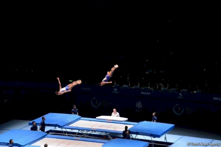 Казахстан вышел в финал этапа Кубка мира по батутной гимнастике