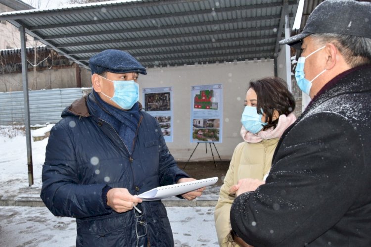 Аким Алматы Ерболат Досаев ознакомился с проблемными вопросами и перспективами развития Алмалинского района