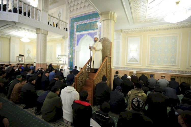 Верховный муфтий провел пятничную проповедь в Талдыкоргане