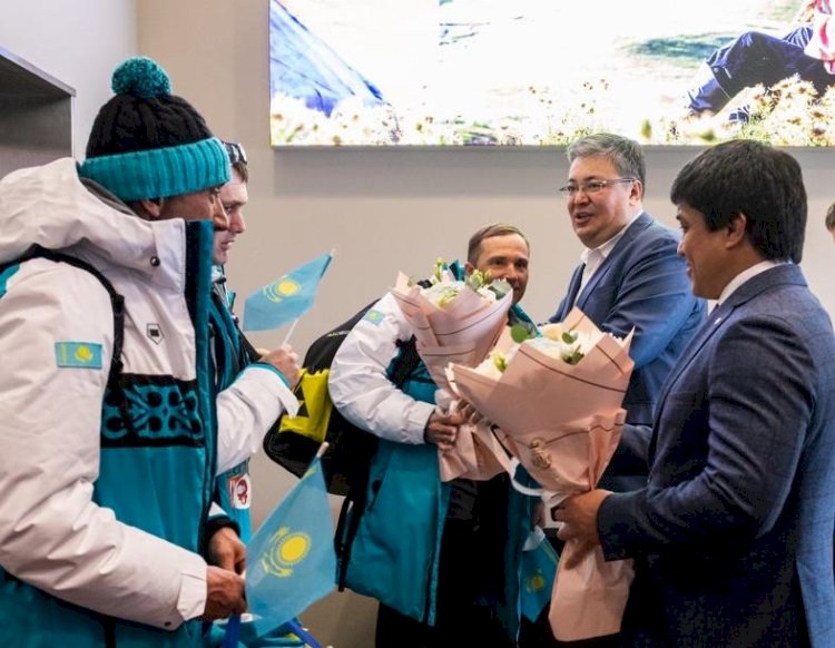 Казахстанские паралимпийцы вернулись из Пекина