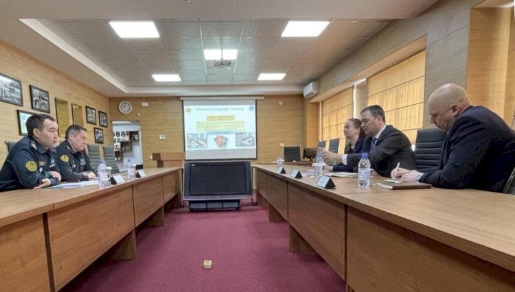 Делегация из Эстонии посетила Центр миротворческой подготовки в Алматы