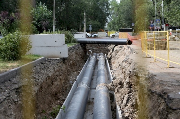 В Алматы реконструируют сети водоснабжения