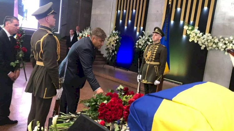 Посол Казахстана принял участие в церемонии прощания с Леонидом Кравчуком