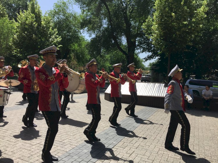 Алматинцы и гости города стали свидетелями конкурса военных музыкальных коллективов «Әскери керней»