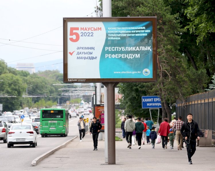 Агитация перед референдумом запрещается в Казахстане 4 и 5 июня