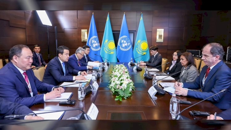 Алихан Смаилов в Алматы встретился с заместителем Генсекретаря ООН
