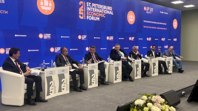 Бахыт Султанов принял участие в панельной сессии ПМЭФ-2022