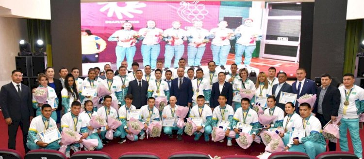 В столице Казахстана чествовали триумфаторов Сурдлимпийских игр 2022 года