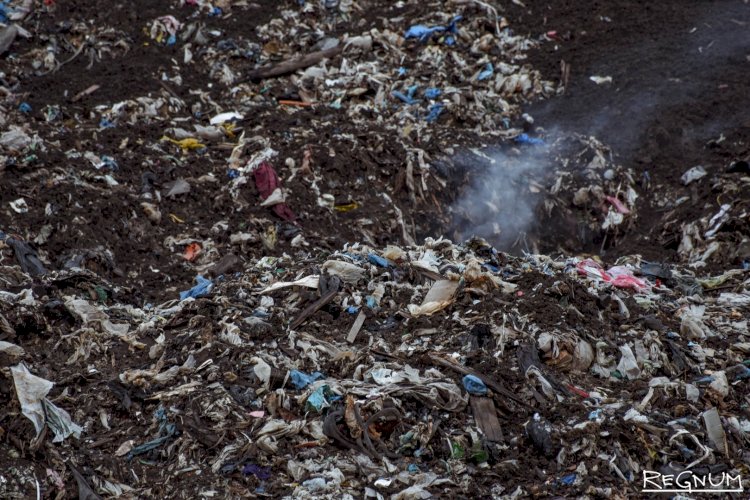 В Жетысуской области тлеют отходы на старом мусорном полигоне