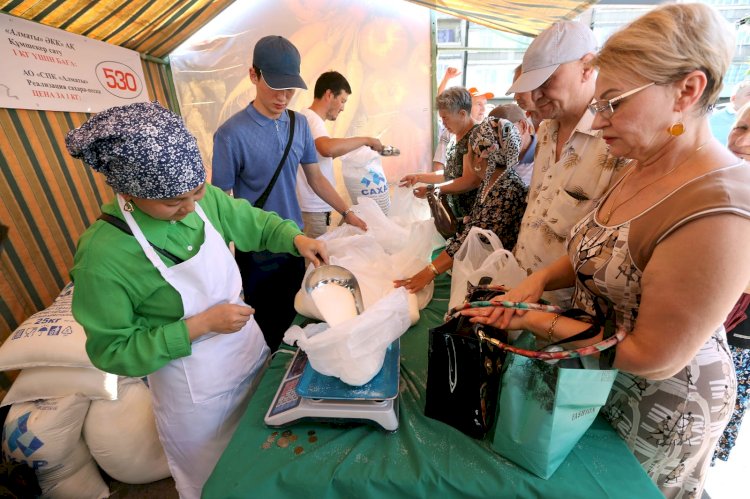 В Алматы на ярмарках выходного дня организованы дополнительные поставки сахара