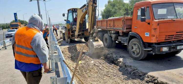 Развязка близится: в районе рынка «Алтын Орда» выполнено 85% дорожных работ