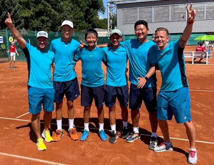 Сборная РК по теннису впервые в своей истории вышла в четвертьфинал юношеского чемпионата мира