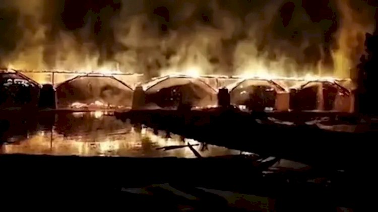 На востоке Китая сгорел построенный более 900 лет назад деревянный мост
