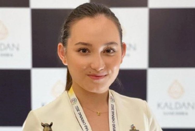 Жансая Абдумалик завоевала бронзу Всемирной шахматной олимпиады