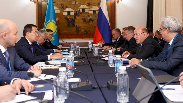 Что обсуждали главы правительств Казахстана и России в Чолпон-Ате