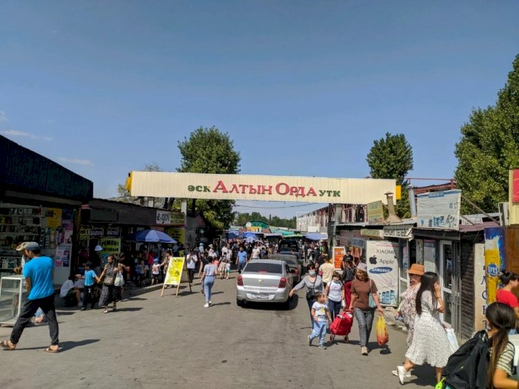 Рынок «Алтын Орда» в Алматы трансформируют