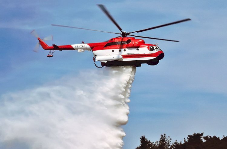 В Казахстане в три раза будет увеличено количество вертолетов для тушения пожаров