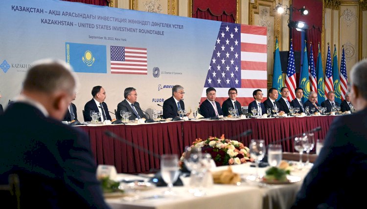 Токаев принял участие в работе казахско-американского инвестиционного круглого стола