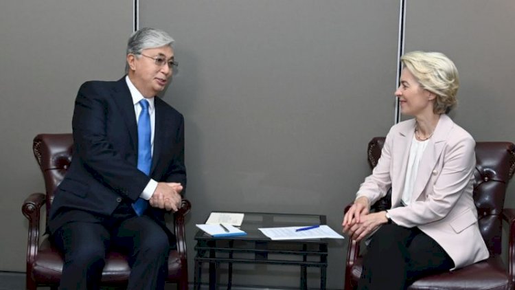Президент РК провел переговоры с Президентом Европейской комиссии
