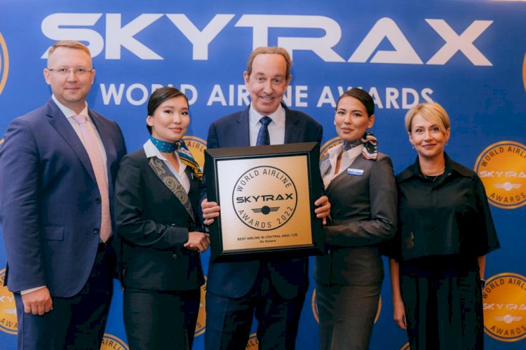 Air Astana в 10-й раз получила награду Skytrax как лучшая авиакомпания в своем регионе