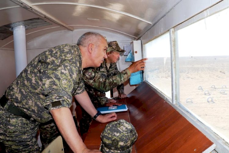 Министр обороны проверил состояние военных объектов на юге Казахстана