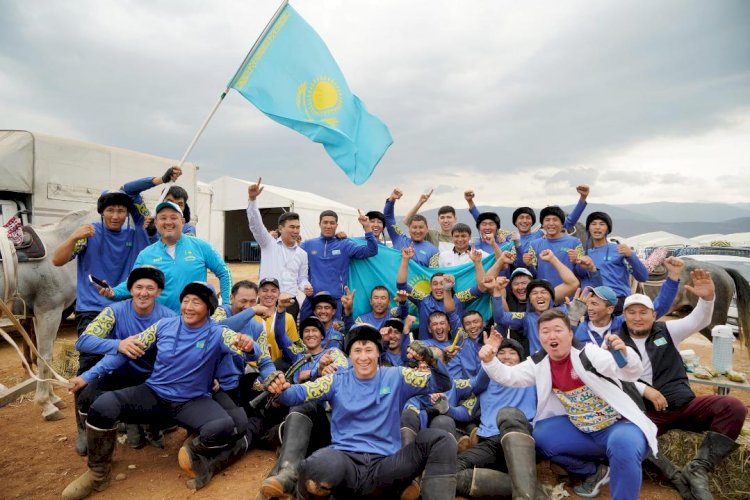 На IV Всемирных играх кочевников казахстанцы завоевали девять медалей