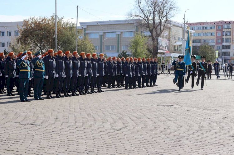 100 курсантов Академии гражданской защиты МЧС РК приняли присягу